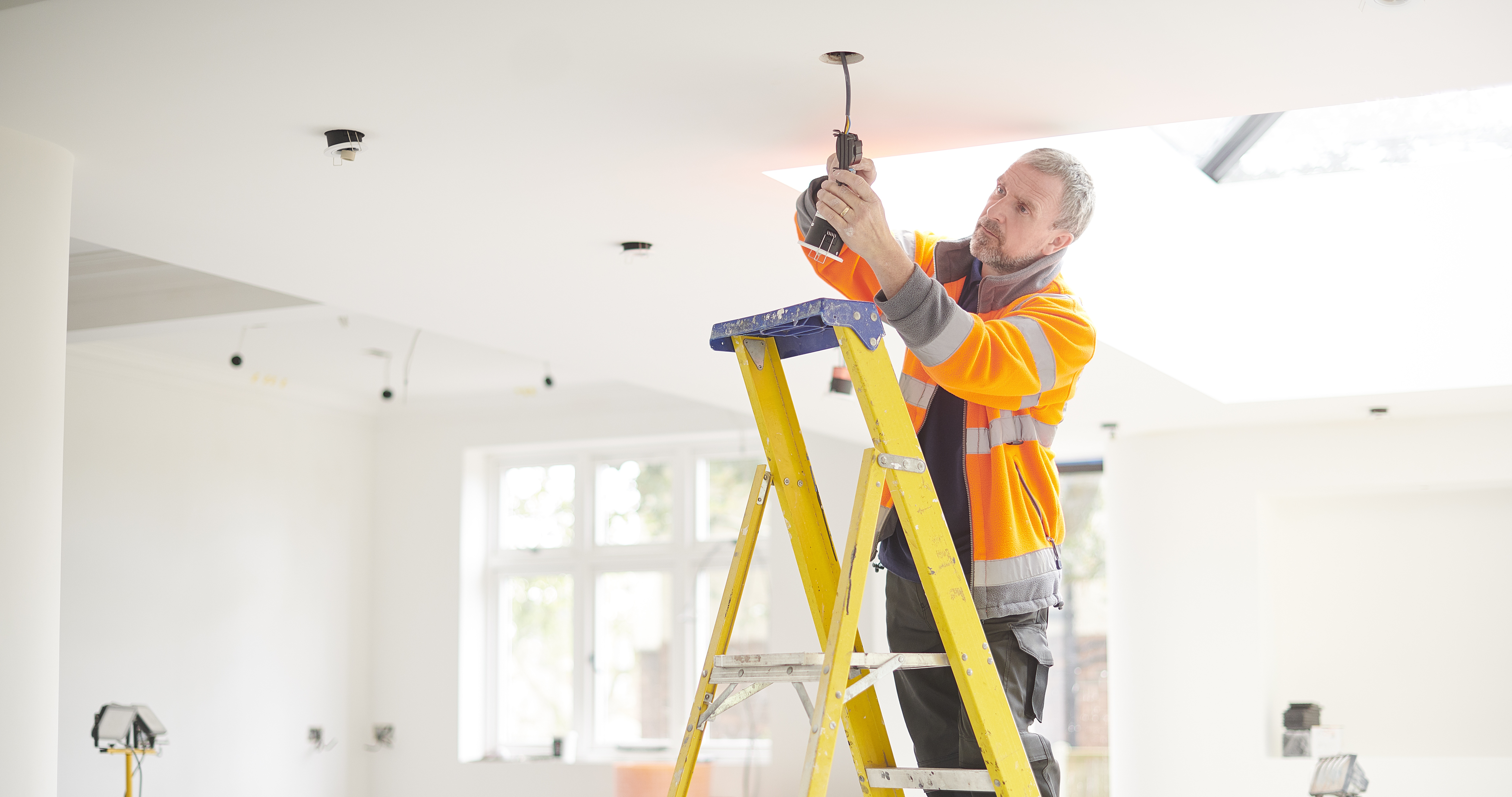 Kitchen electrical work by Power Pros